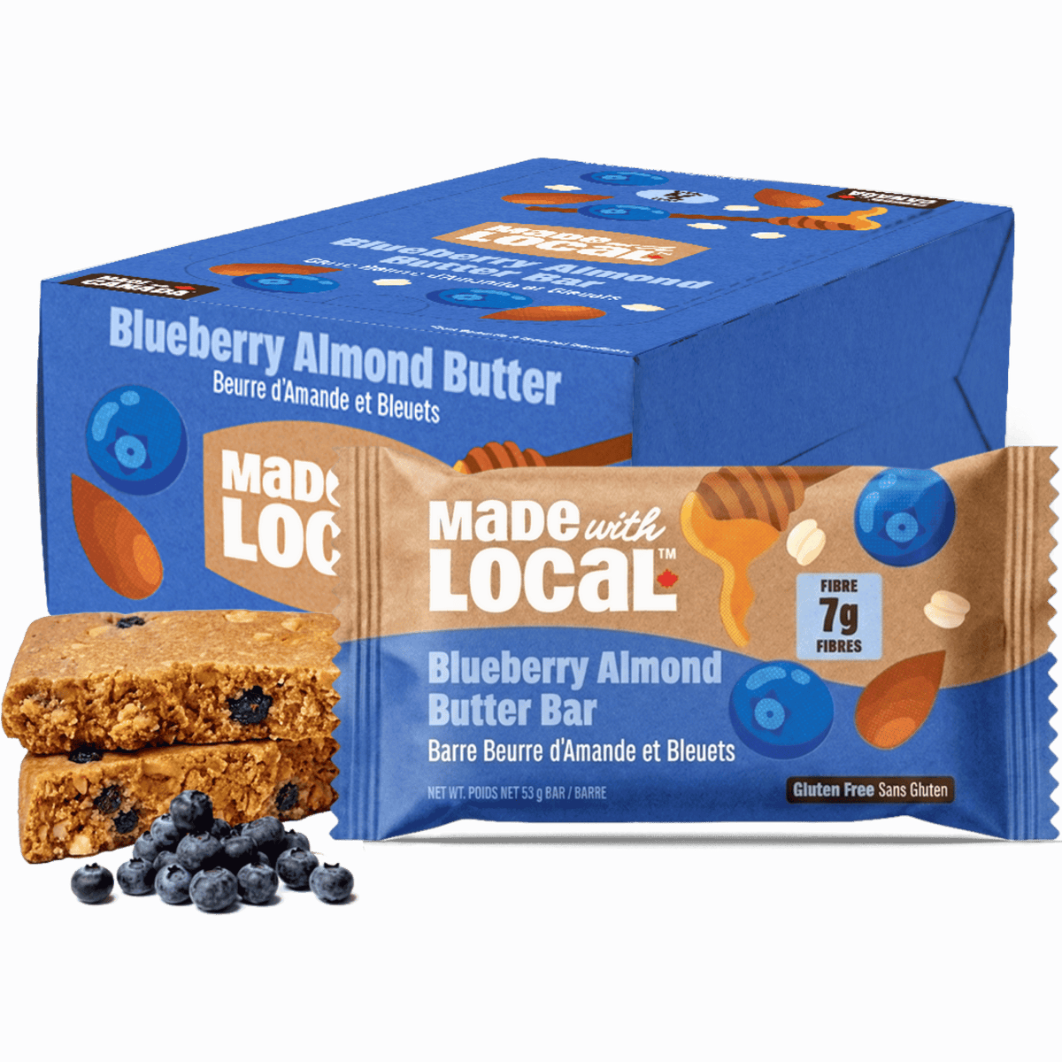 Blueberry Almond Butter - Carton of 12