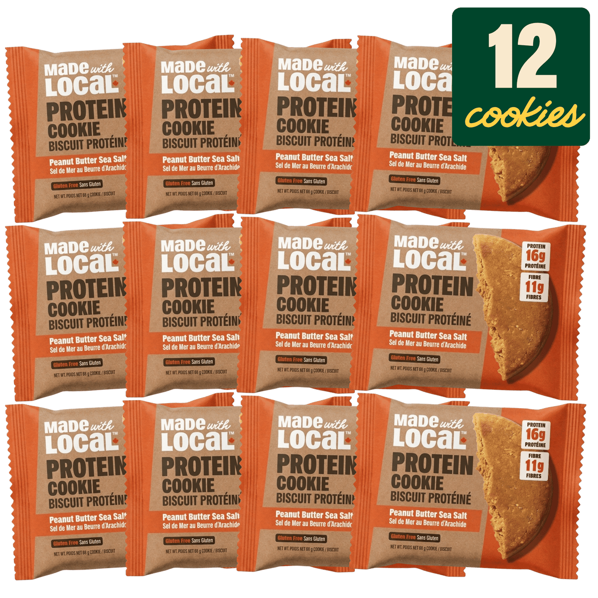 Peanut Butter Sea Salt - Carton of 12