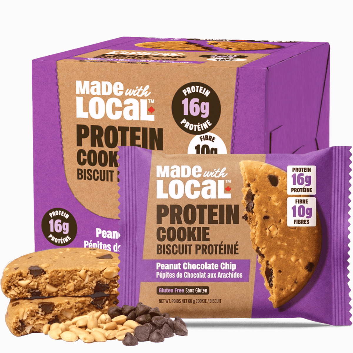 Peanut Chocolate Chip - Carton of 12