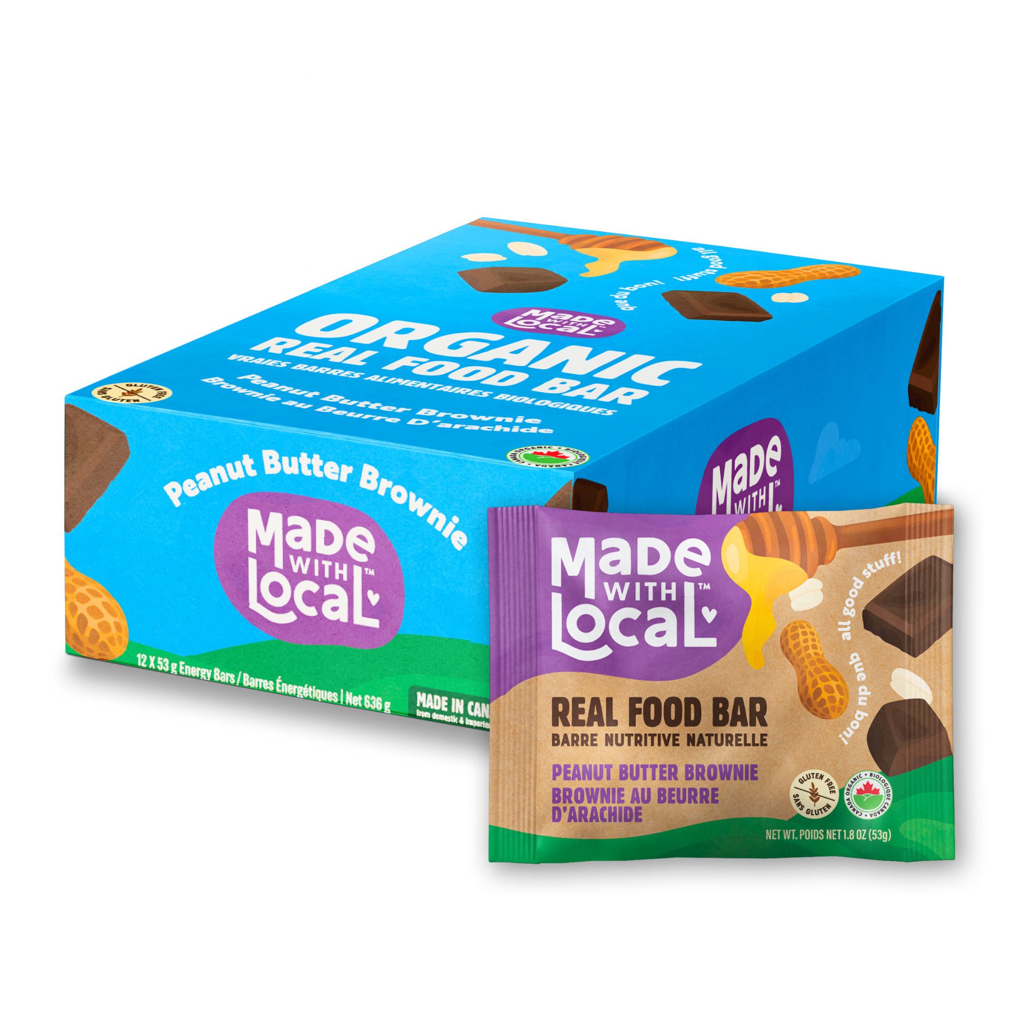 Peanut Butter Brownie - Carton of 12