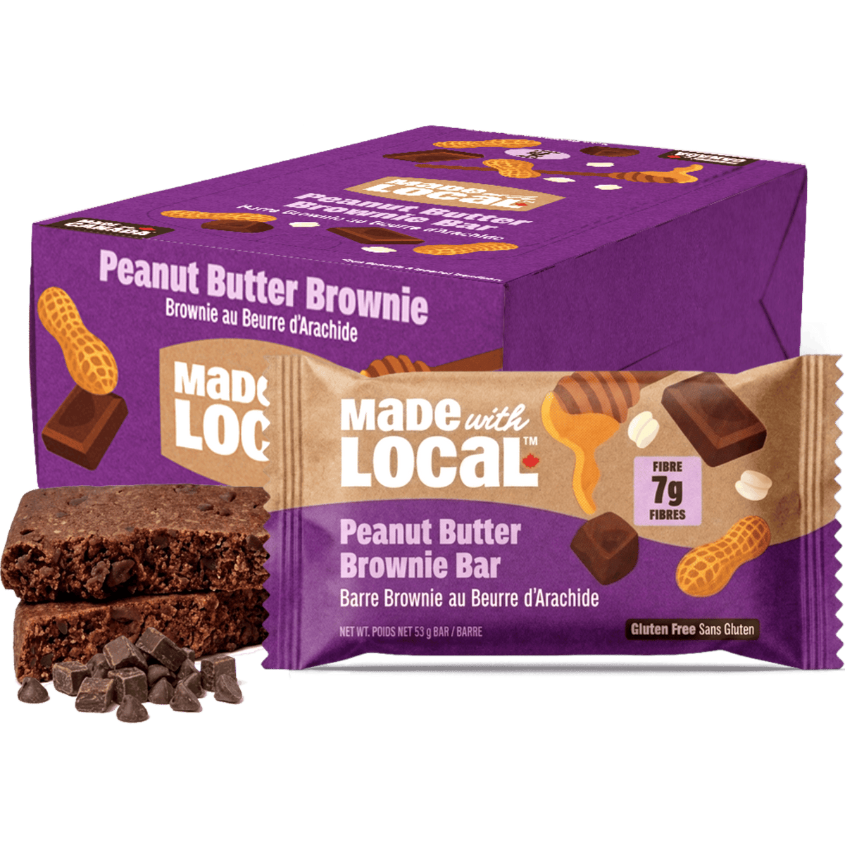 Peanut Butter Brownie - Carton of 12