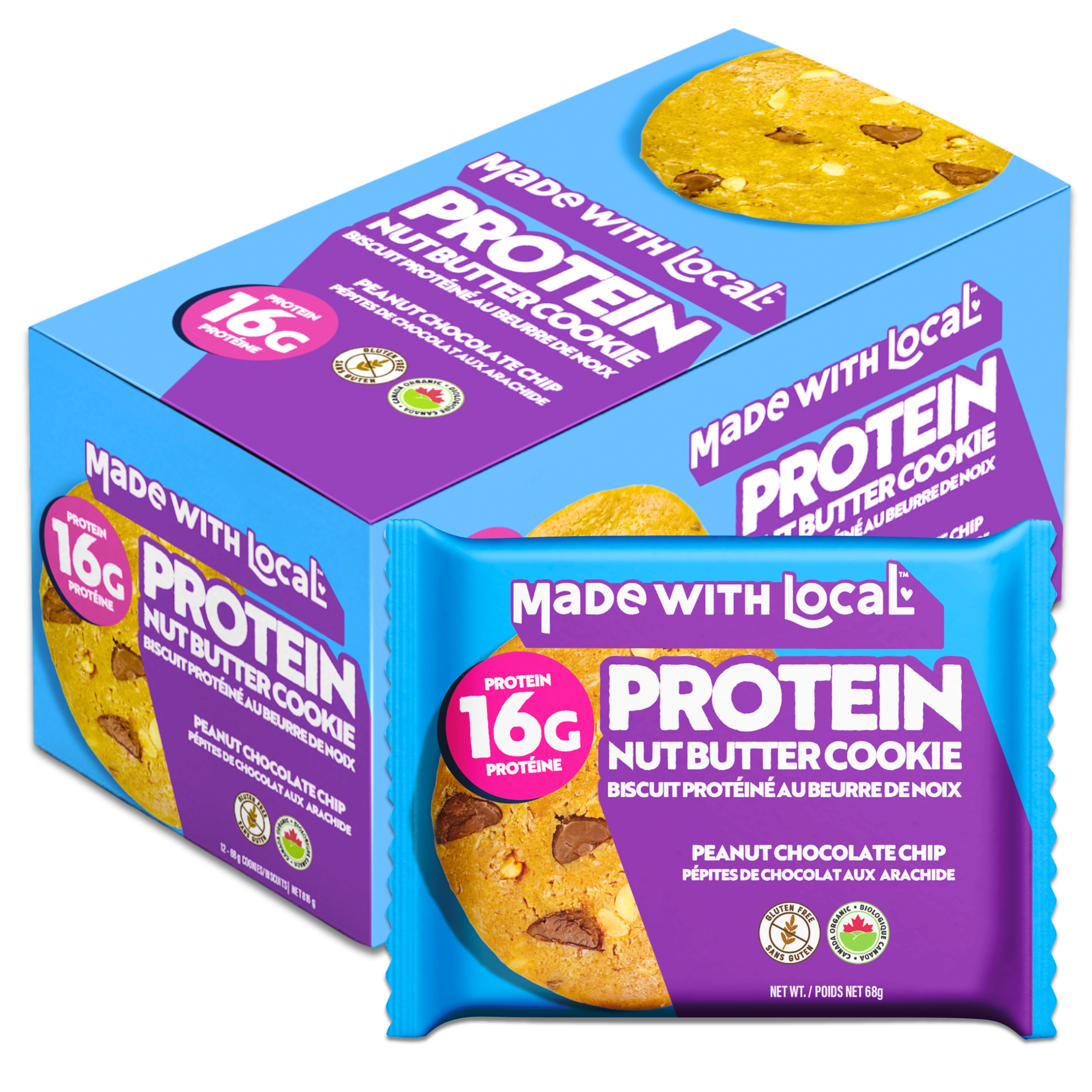 Peanut Chocolate Chip - Carton of 12