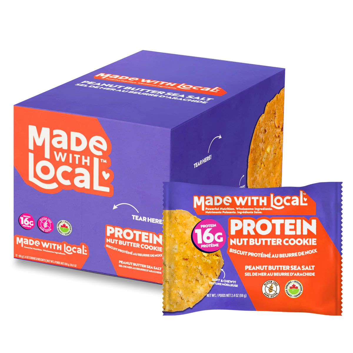 Peanut Butter Sea Salt - Carton of 12