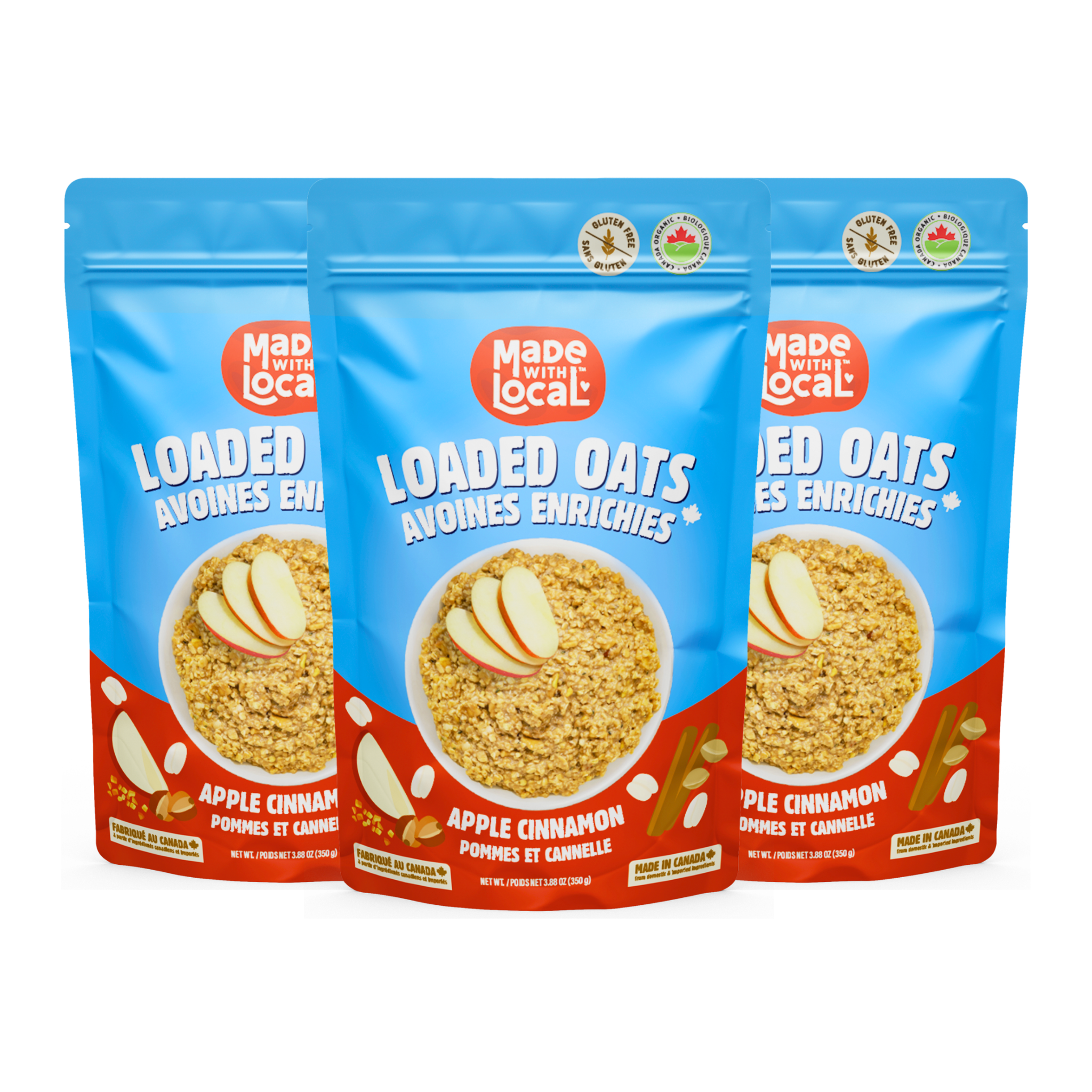 Apple Cinnamon Loaded Oats